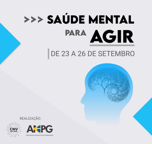 Banner do evento Saúde Mental para Agir 2021